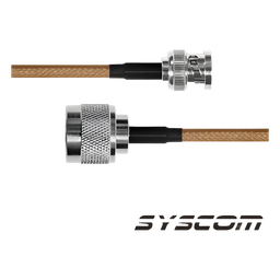 [SBNC-142-N-60] Cable RG-142/U de 60 cms, con conectores BNC Macho a N Macho. | SBNC-142-N-60