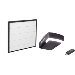 [KIT-DOOR-189] Kit Puerta de Garage 18x9 Pies (5.49 x 2.74 m) / Motor DC 1/2 HP / Insulada / Activación WiFi / Hasta 50 Controles / Lámina Calibre 26 | KIT-DOOR-189