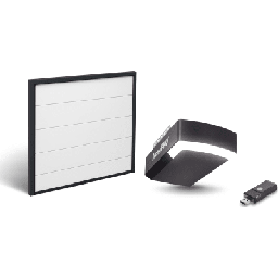 [KIT-DOOR-87] Kit Puerta de Garage 8x7 Pies (2.44 x 2.13 m) / Motor DC 1/2 HP / Insulada / Activación WiFi / Hasta 50 Controles / Lámina Calibre 26 | KIT-DOOR-87