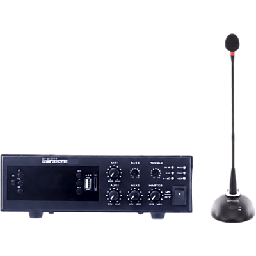 [EPB120E/MIC] KIT de Amplificador de 120W Modelo EPB120E | más Micrófono de Cuello de Ganso Modelo EP338 | EPB120E/MIC
