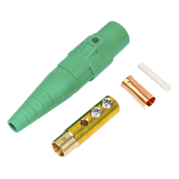 [EPCAMLOCK400AFGREEN] Conector camlock 400 AMPERES HEMBRA COLOR VERDE | EPCAMLOCK400AFGREEN