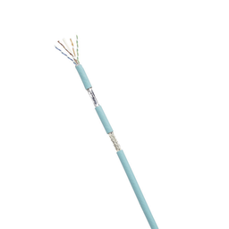 [ISFCH6X04ATL-UG] Bobina de Cable Blindado SF/UTP Categoría 6A, Uso Industrial con Resistencia al Aceite y Rayos UV, Multifilar 24/7 (Flexible), Color Azul Cerceta, Bobina de 305 Metros (1000 Pies) | ISFCH6X04ATL-UG