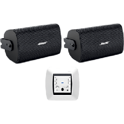 [121010H/FS2SE] Kit de Audio Residencial | Mando Bluetooth EGI 121010H + Par de Bocinas de Superficie BOSE FS2SE | 2+2W RMS | Negro | IP55 | 121010H/FS2SE