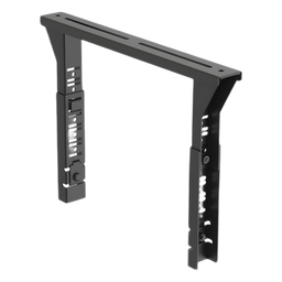 [PWB12FRTBBL] Soporte Trapezoidal Apilable / 300 mm (12") Ancho / Acero Recubierto en Polvo / Negro / Centros de Datos | PWB12FRTBBL