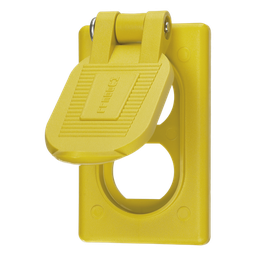[HUB-HBL-52C-M22] Tapa para Intemperie / Grado Marino / IP66 / Duplex Vertical / -40 °C a 75 °C / Termoplástico | HUB-HBL-52C-M22