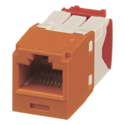 [CJ5E88TGOR] Conector Jack RJ45 / Categoría 5e / 8P8C / Terminación TG / Sin Herramienta de Impacto / -10°C a 65°C / 3.28 pies de Alcance de Frecuencia | CJ5E88TGOR
