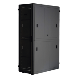[XGL84812B] Gabinete para Centro de Datos / 48 UR / 800 mm Ancho x 1070 mm Profundidad / Puertas Perforadas 80% / Carga Estática 1588 kg / Acero Epoxi Negro | XGL84812B