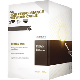 [PRO-CAT-6-GELX-V2] Cable UTP Cat6+ / Calibre 23 / Doble Chaqueta Gel / Exterior 305 m (1000 ft) / Resistente UV / Gigabit Ethernet / ETL y UL | PRO-CAT-6-GELX-V2
