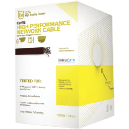 [PRO-CAT-5E-W-V2] Bobina de Cable UTP / Cat5e / 305 m (1000 ft) / 24 AWG / 100% Cobre / PoE / Interior / Blanco | PRO-CAT-5E-W-V2