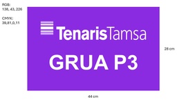 SSMART KIT DE 3 CARTELES PERSONALIZADO GRÚA P3