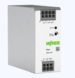 SSMELE  Fuente de Alimentación Monofásica / 24V DC 20A / 480W / Conexión Push-in mod: 2587-2147