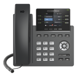 [GRP-2613] Teléfono IP / 3 Líneas SIP / 6 Cuentas / Pantalla 2.4" / PoE / Gigabit / Audio HD Opus | GRP-2613