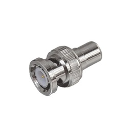 [TT-RG-02] Adaptador en Línea para 75 Ohm, de Conector BNC Macho a RCA Hembra en Aplicaciones de Audio-Video para Cámaras, Monitores y DVR's. | TT-RG-02