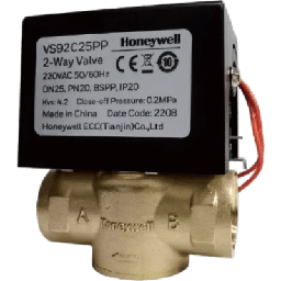 [VS92C25PT] Válvula de Control Eléctrica / 2 Vías / Retorno por Resorte / DN25 / BSPT 1" / 220 V CA / Fan Coil | VS92C25PT