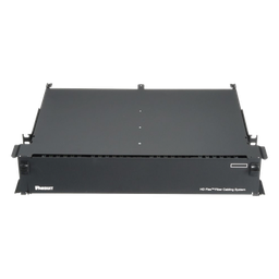 [FLEX2U06] Panel de Distribución de Fibra Óptica / 2 UR / Ultra Alta Densidad / 288 Fibras / Acceso Frontal y Trasero / Bandeja Dividida con Bloqueo | FLEX2U06
