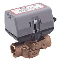 [VC4011AK1000T] Válvula Motorizada de 2 Vías / Actuador Integrado / Conexión BSPT 3/4" / Control On/Off / 100-130 VCA / Flujo Bidireccional | VC4011AK1000T