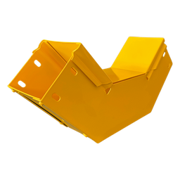 [CHFBVI904X4R8EPK] Curva Vertical Interior / 90° / Aluminio / 4" x 4" / Radio 8" / Pintura Epóxica / Incluye Accesorios | CHFBVI904X4R8EPK
