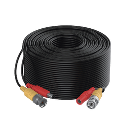 [DS-1LH1S2C-20] Cable Coaxial Siames (Mini RG59) + Alimentación / 20 Metros de Distancia / CCA / Soporta 1080p (2 Megapixel) hasta 4K (8 Megapixel) / Uso Interior y Exterior | DS-1LH1S2C-20