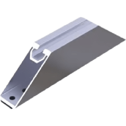 [N00031] Accesorio de Sujeción Coplanar / Aluminio Serie 6000 / 120 g / Cinta Aislante EPDM / Techos de Lámina Trapezoidal | N00031