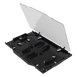 [LP-ODF-ST-8024] Charola de Empalme para Fibra Óptica / 24 Empalmes Fusión o Mecánicos / Compatible con Distribuidor LPODF8024 | LP-ODF-ST-8024