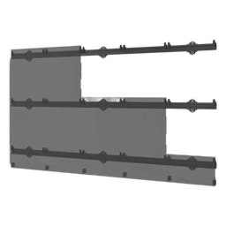 [LEDUNVS-5X5] Sistema de Montaje para Videowall LED / 5x5 Paneles / Carga 284.1 kg (625 lb) / Ajuste de Precisión Dual / Aluminio Anodizado / Hasta 135" 3.05 x 1.69 m (10 x 5.5 ft) | LEDUNVS-5X5