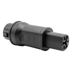 [T1/NACS] Adaptador de Conector EV / Entrada Tipo 1 (SAE J1772) / Salida NACS / 7 kW / 32 A / 220 V AC / Monofásico / Uso Interior y Exterior | T1/NACS