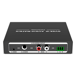 [TTMOIPATX] Extensor de Audio sobre IP / PCM 2.0 / Alcance 120 m (393.7 ft) / Matriz Flexible 1:1 1:N N:N / Múltiples Interfaces Analógicas / Protección ESD Nivel 2 | TTMOIPATX