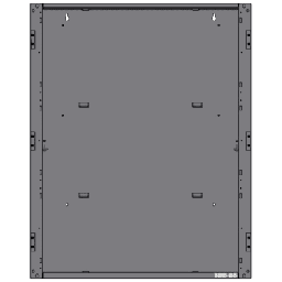 [SBB-B5] Caja Trasera para Gabinete de Detección de Incendio / Acero Calibre 16 / Dos Niveles de Módulos / Knockouts Múltiples / 29 lb (13.2 kg) | SBB-B5