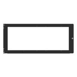 [DP-T2A] Panel de Revestimiento para Pantalla Táctil de 10 Pulgadas / 2 Anunciadores ACM-30 / Gabinetes Serie CAB-5 / Acero Calibre 16 | DP-T2A