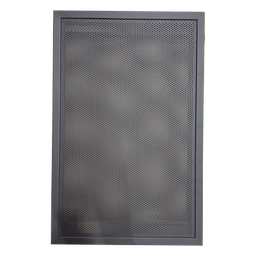 [EQDR-C4] Puerta Ventilada para Gabinete / Acero Calibre 16 / 3 Niveles / Bisagra Reversible 180° / Cerradura con Llave / UL/ULC S635 | EQDR-C4