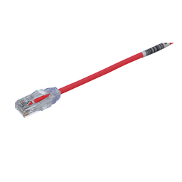 [UTP28SP0.2MRD] Cable de Parcheo UTP / Cat6 / 28AWG Diámetro Reducido / 20 cm / Rojo | UTP28SP0.2MRD