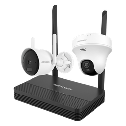 [NKS4223WBTH] Kit IP Inalámbrico / NVS 4 Canales / 2 Cámaras Wi-Fi 2 Megapixel / Dual Light 30 m (98.4 ft) / Audio Bidireccional / Lente 2.8 mm 97° | NKS4223WBTH