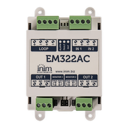[EM322AC] Módulo de Control / 2 Entradas Supervisadas / 2 Salidas de Relé 230 VCA / LoopMap / Autodireccionamiento 240 Direcciones / EN54-17 y EN54-18 | EM322AC