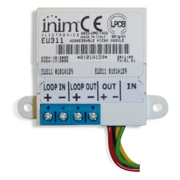 [EU-311] Micromódulo Direccionable / 1 Entrada Supervisada / 1 Salida 20 mA / Aislador Integrado / Certificación EN54-17/18 | EU-311