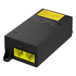 [RG-POE-AT30] Inyector PoE Pasivo / Gigabit 1G / 52 V / 30 W / Protección 2000 A / RJ45 Blindado | RG-POE-AT30