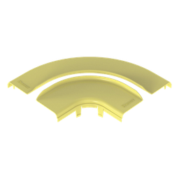 [FRRASC6LYL] Tapa para Ángulo Recto Horizontal / 90° / 4x4 pulgadas / Acceso 3/4" (19 mm) / ABS 94V-0 / Amarillo | FRRASC6LYL
