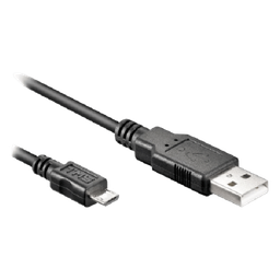 [CA-UD5B] Cable Split USB-A a Micro USB / Conector DC 2.5 mm / 1.2 m (3.9 ft) / Comunicación y Alimentación / Compatible Controladores XN | CA-UD5B