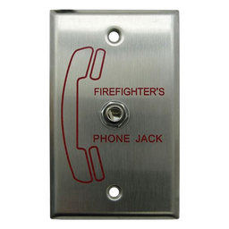 [N-FPJ] Toma Remota de Teléfono para Bomberos / Conexión Auricular FHS-F / Montaje en Caja 4x2x2½" / Circuito SLC Clase A/B / Auto-Programación / Hasta 24 Unidades por Sistema | N-FPJ