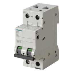 [5SL62207CC] Interruptor Automático Magnetotérmico / 2 Polos / 20A / 6kA / Curva C / Montaje Riel DIN | 5SL62207CC