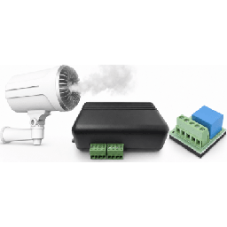 [MQ03-LTE-M-NIEBLA] Kit Comunicador 4GLTEM + Generador de Niebla / 4 Entradas y 2 Salidas / 2 Años de Servicio Incluidos / Notificación PUSH e Email / Activación Remota / Cubre 150m³ en 10 Segundos / Contacto Seco | MQ03-LTE-M-NIEBLA