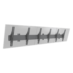 [LCW3X1UT400] Soporte de Pared para TV / Riel Triple / Capacidad 110 lbs (50 kg) / Compatible 32"-65" / VESA 100x100-600x400 mm / Ajuste Ángulo 5°-15° / Montaje Profesional | LCW3X1UT400
