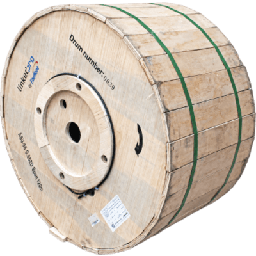 [MINI-ADSS-12C-S120-5/5KM] Carrete de 5 km de Fibra Óptica Aérea Mini ADSS (ASU) G.652D, Monomodo de 12 Hilos, Exterior, Span 120, Loose Tube | MINI-ADSS-12C-S120-5/5KM