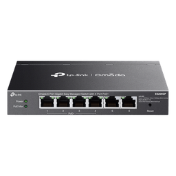 [ES206GP] Switch Gigabit / 6 Puertos / 4 PoE+ 65W / Gestión Cloud SDN / Fanless / Alcance PoE 250 m (820.2 ft) / QoS y VLAN | ES206GP