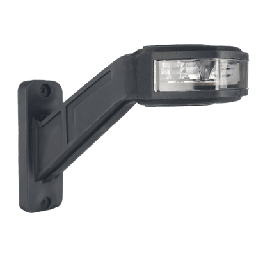 [805ARIMR] Luz Auxiliar LED / Tipo Bandera Lateral Derecha / Policarbonato y Caucho / 12-24 V / IP67 / Cable 30 cm | 805ARIMR