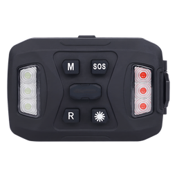 [XLTD-2735-A] Luz de Advertencia Múltiple XLTD2735A / 26 LEDs Rojo/Azul/Blanco / IP67 / Magnética / Recargable 1200mAh / 72x48x29mm | XLTD-2735-A