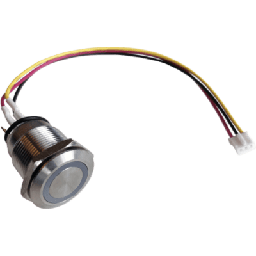[XT-BOTON/3] Kit Botones Nexmosphere / 3 Botones S-B90W43 IP65 19 mm + Interfaz XT-B4N6 4 Canales / 256 Combinaciones LED / Controlador XN-125 2 X-talk / Cable USB Split DC | XT-BOTON/3