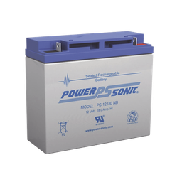 [PS-12180-NB] Batería 12V, 18AH, Para Respaldo, Tecnologías AGM/VRLA, Diseño De Vida Útil 5 Años, Terminales Tipo NB, Listada UL, Libre De Mantenimiento | PS-12180-NB
