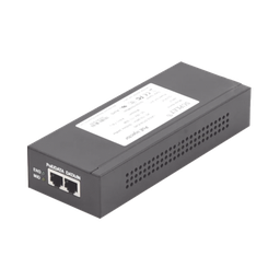 [LAS30-57CN-RJ45] Inyector Super Hi-PoE / 56 Vcc / 30 Watts / Para Domos HIKVISION PTZ / IP (-AE / DE) / Soporta 802.3 af /at / Para Aplicaciones de CCTV | LAS30-57CN-RJ45