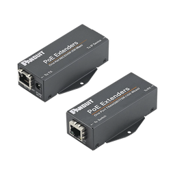 [POEXKIT1] Kit de Extensor PoE/PoE+, Hasta 610 Metros (2000 ft) con Cable Cat5e o Cat6, 10/100Mbps, Incluye Transmisor, Receptor y Fuente de Alimentación | POEXKIT1