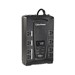 [CP825AVRLCDA] UPS de 825 VA/450 W, Topología Línea Interactiva, Entrada 120 Vca NEMA 5-15P, Tipo Gabinete Compacto, Con 8 Tomas NEMA 5-15R | CP825AVRLCDA
